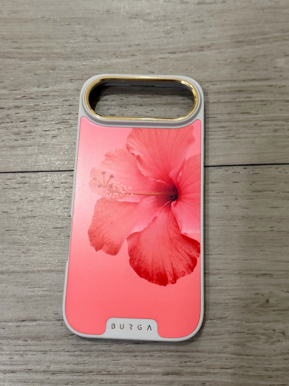 BURGA iPhone Air Case Pink Floral Hibiscus Phone Case - Pink